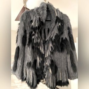 Fur coat of chinchilla